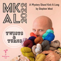 Twists & Turns Stephen West MKAL 2022 Yarn Pack, pattern not included, dyed to order
