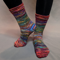 Knitcircus Yarns: Renegade Unicorn Abstract Matching Socks Set (large), Greatest of Ease, choose your cakes, ready to ship yarn