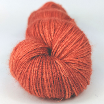 Knitcircus Yarns: Rhymes With Orange 100g Kettle-Dyed Semi-Solid skein, Breathtaking BFL, ready to ship yarn