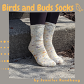 Birds and Buds Socks Yarn Pack, pattern not included, ready to ship