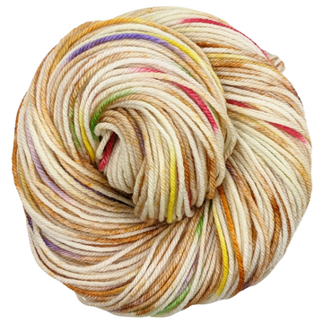 Knitcircus Yarns: Not My Gumdrop Buttons! 100g Speckled Handpaint skein, Daring, ready to ship yarn - SALE