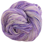 Knitcircus Yarns: Sugared Violets 100g Speckled Handpaint skein, Breathtaking BFL, ready to ship yarn