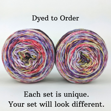 Knitcircus Yarns: Simply Splendid Modernist Matching Socks Set, dyed to order yarn