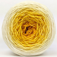 Knitcircus Yarns: Sunny Side Up 100g Chromatic Gradient, Greatest of Ease, ready to ship yarn - SALE