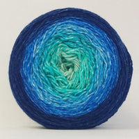 Snowfire Double Knit Blanket by Lucy Neatby Yarn Pack, pattern not included, dyed to order