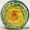 Knitcircus Yarns: Here Comes the Sun 100g Impressionist Gradient, Daring, choose your cake, ready to ship yarn