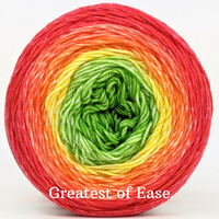 Knitcircus Yarns: The Whole Enchilada Panoramic Gradient, ready to ship yarn