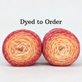 Knitcircus Yarns: Peachy Keen Panoramic Gradient Matching Socks Set, dyed to order yarn