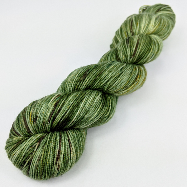 Knitcircus Yarns: Slow and Steady 100g Speckled Handpaint skein, Greatest of Ease, ready to ship yarn