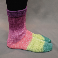 Knitcircus Yarns: Just Beet It Panoramic Gradient Matching Socks Set, dyed to order yarn