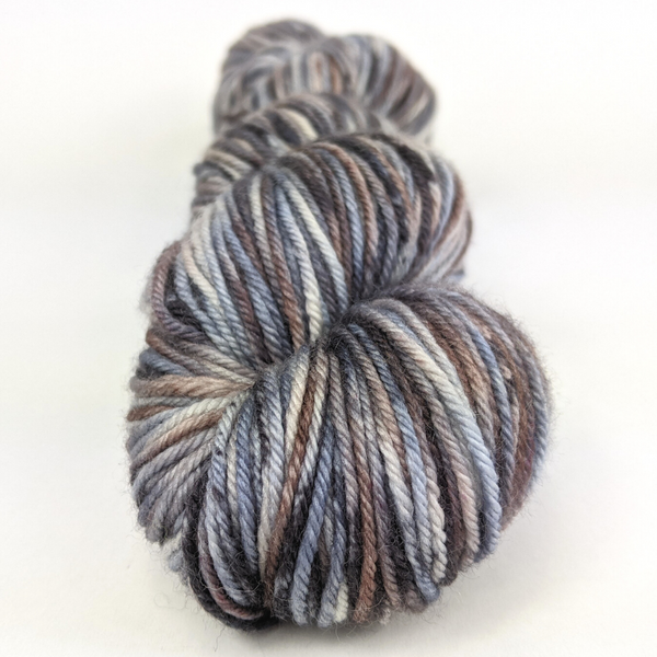 Knitcircus Yarns: A Yarn Has No Name 100g Speckled Handpaint skein, Daring, ready to ship yarn