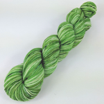 Knitcircus Yarns: Lucky Charm 100g Speckled Handpaint skein, Trampoline, ready to ship yarn