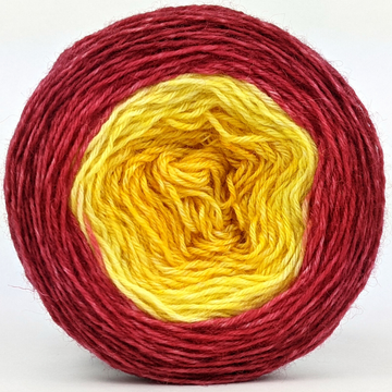 Knitcircus Yarns: The Cheese Stands Alone 100g Panoramic Gradient, Breathtaking BFL, ready to ship - SALE
