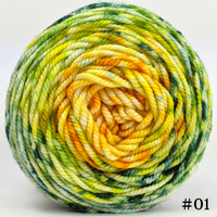 Knitcircus Yarns: Here Comes the Sun 100g Impressionist Gradient, Tremendous, choose your cake, ready to ship yarn