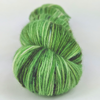 Knitcircus Yarns: Lucky Charm 100g Speckled Handpaint skein, Breathtaking BFL, ready to ship yarn