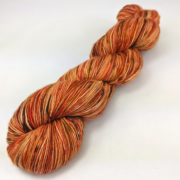 Knitcircus Yarns: The Great Pumpkin 100g Speckled Handpaint skein, Spectacular, ready to ship yarn