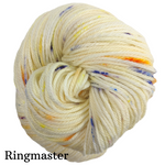 Knitcircus Yarns: Busy Bee Speckled Handpaint Skeins, dyed to order yarn