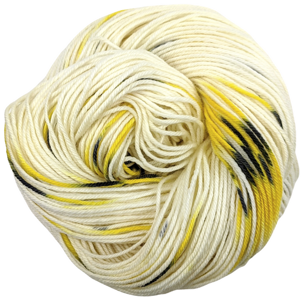 Knitcircus Yarns: Flight of the Bumblebee 100g Speckled Handpaint skein, Divine, ready to ship yarn