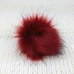 Faux Fur Pompom, assorted colors, ready to ship