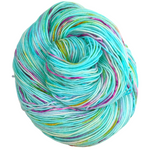 Knitcircus Yarns: We Scare Because We Care 100g Speckled Handpaint skein, Trampoline, ready to ship yarn