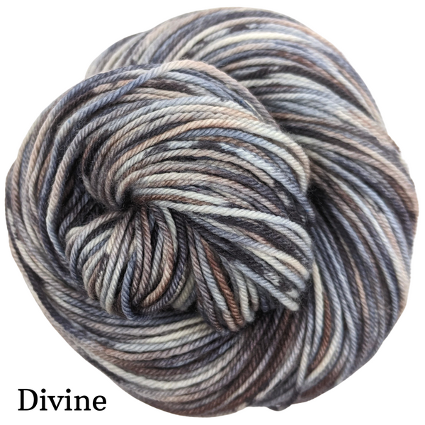Knitcircus Yarns: A Yarn Has No Name Speckled Handpaint Skeins, dyed to order yarn