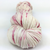 Knitcircus Yarns: Strawberries and Cream 100g Speckled Handpaint skein, Daring, ready to ship yarn