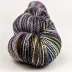 Knitcircus Yarns: Rainbow in the Dark 100g Speckled Handpaint skein, Opulence, ready to ship yarn