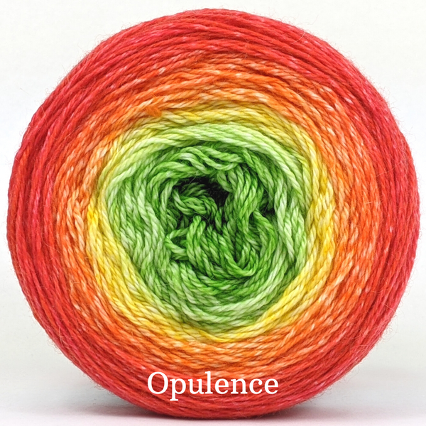 Knitcircus Yarns: The Whole Enchilada Panoramic Gradient, ready to ship yarn