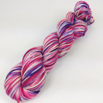 Knitcircus Yarns: Budding Romance 100g Speckled Handpaint skein, Ringmaster, ready to ship yarn