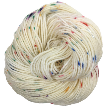 Knitcircus Yarns: Over the Rainbow 100g Speckled Handpaint skein, Divine, ready to ship yarn