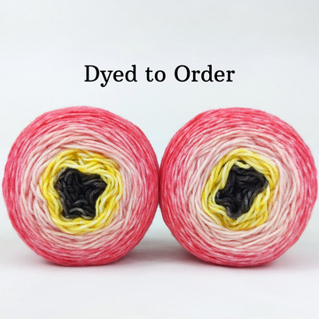 Knitcircus Yarns: Ready to Flamingle Panoramic Gradient Matching Socks Set, dyed to order yarn