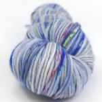Knitcircus Yarns: Keepsake 100g Speckled Handpaint skein, Daring, ready to ship yarn