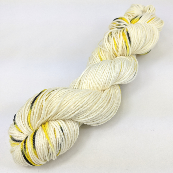 Knitcircus Yarns: Flight of the Bumblebee 100g Speckled Handpaint skein, Divine, ready to ship yarn