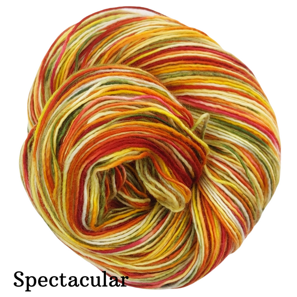 Knitcircus Yarns: Apple Picking Speckled Skeins, ready to ship yarn