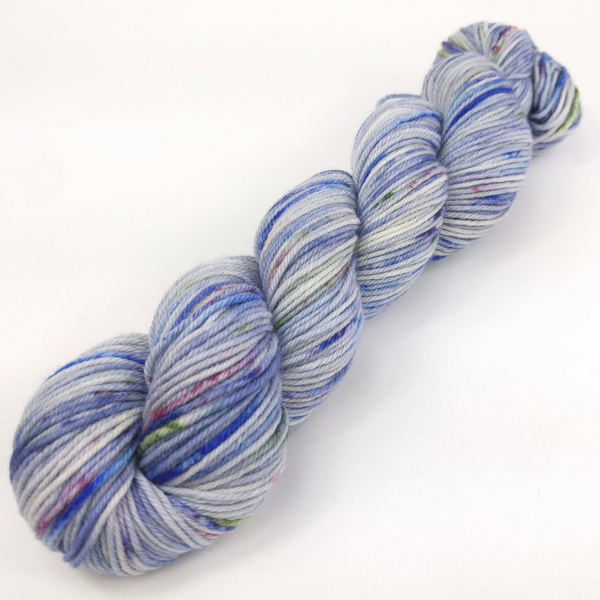 Knitcircus Yarns: Keepsake 100g Speckled Handpaint skein, Daring, ready to ship yarn