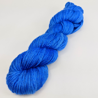 Knitcircus Yarns: Blue Radley 100g Kettle-Dyed Semi-Solid skein, Breathtaking BFL, ready to ship yarn