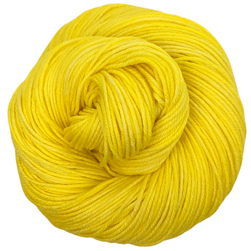 Knitcircus Yarns: Lemon Drop 100g Kettle-Dyed Semi-Solid skein, Daring, ready to ship yarn