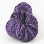 Knitcircus Yarns: Grape Stomping 100g Speckled Handpaint skein, Breathtaking BFL, ready to ship yarn