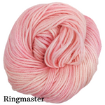 Knitcircus Yarns: This Little Piggy Semi-Solid skeins, dyed to order yarn