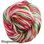 Knitcircus Yarns: Naughty or Nice Speckled Handpaint Skeins, dyed to order yarn