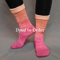 Knitcircus Yarns: Hawaiian Sunset Panoramic Gradient Matching Socks Set, dyed to order yarn
