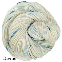 Knitcircus Yarns: Cultured Speckled Skeins, ready to ship yarn