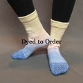 Knitcircus Yarns: Rise and Shine Panoramic Gradient Matching Socks Set, dyed to order yarn