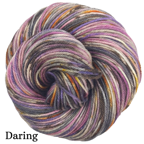 Knitcircus Yarns: Scary Godmother Speckled Skeins, ready to ship yarn