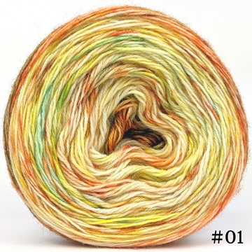 Knitcircus Yarns: Have a Sunshiny Day 100g Modernist, Breathtaking BFL, choose your cake, ready to ship yarn - SALE