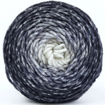 Knitcircus Yarns: Shades of Gray 100g Chromatic Gradient, Ringmaster, ready to ship yarn