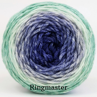 Knitcircus Yarns: Storm Chaser Panoramic Gradient, dyed to order yarn