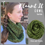 Flaunt It Cowl Yarn Pack, pattern not included, dyed to order