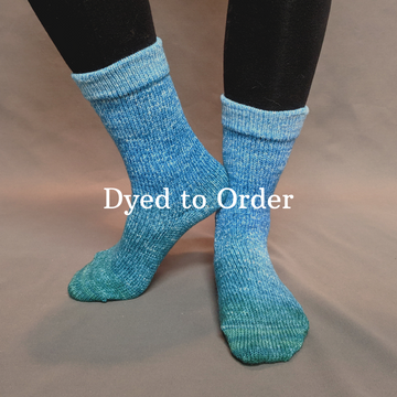 Knitcircus Yarns: Lothlorien Panoramic Gradient Matching Socks Set, dyed to order yarn