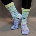 Knitcircus Yarns: You Are My Sunshine Impressionist Gradient Matching Socks Set, dyed to order yarn